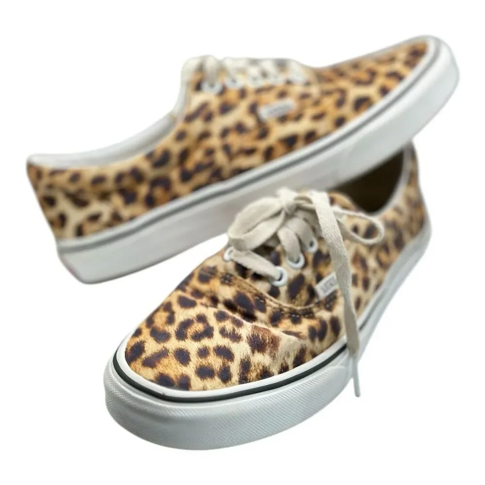 Vans Era Leopard Print Unisex Skate Shoes Multicolor Low Top Sneaker M7.… - Picture 3 of 12